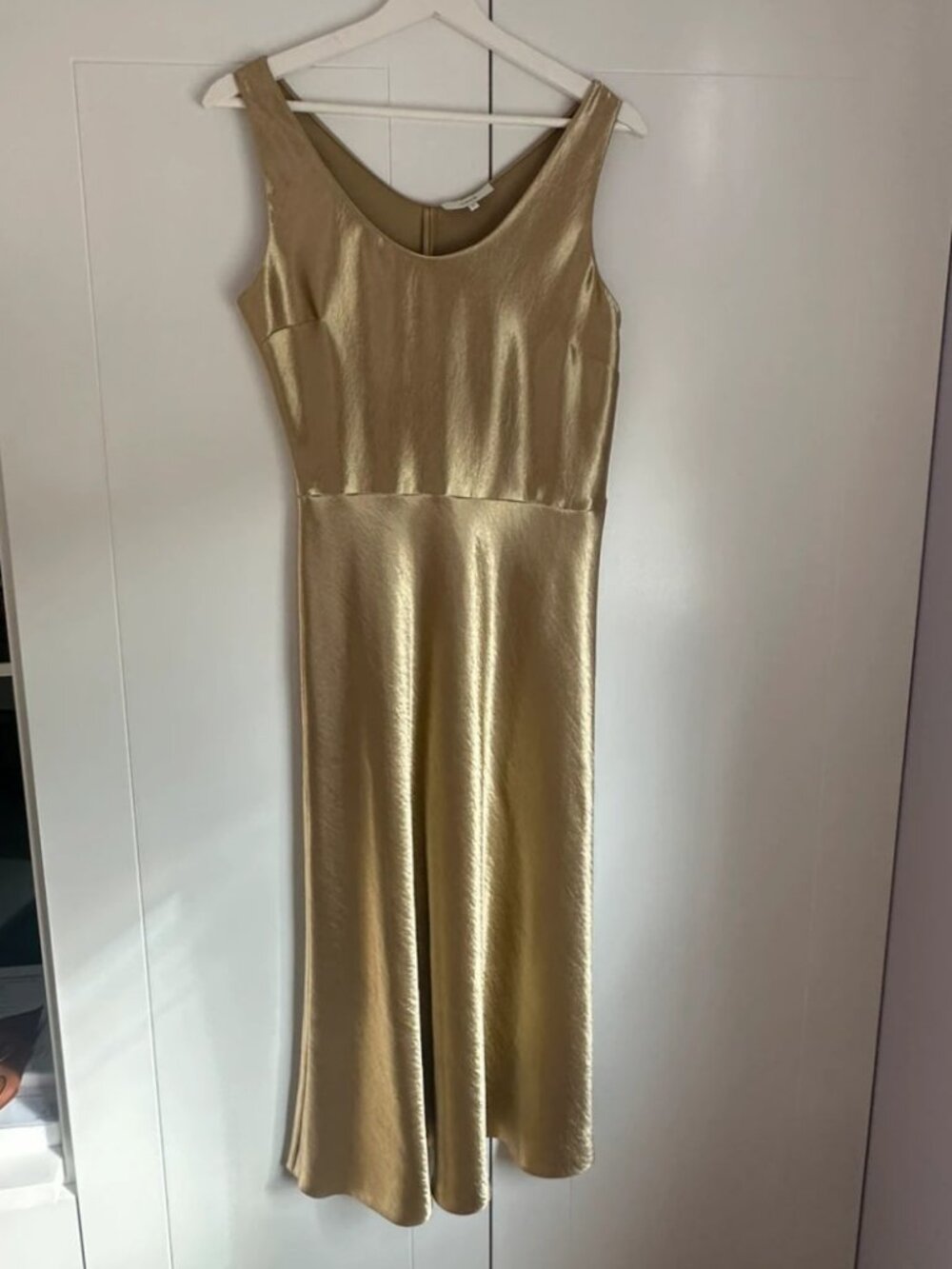 Vince Gold Midi Dress US 6
